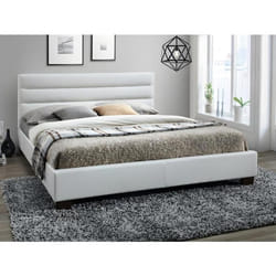 Lit - FAUSTIN - 160x200cm - Bois - Design - A lattes