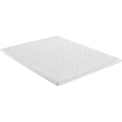 Vente-unique - Surmatelas 140 x 190 cm mémoire de forme coutil bambou ép.5cm - luffy de naturea