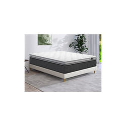Vente-unique - Matelas 180 X 200 Cm Hybride Ressorts Ensachés Et Surmatelas Intégré Ép.30cm - Gamiani De Ysmée