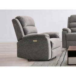 Fauteuil relax électrique en tissu anthracite NEVERS