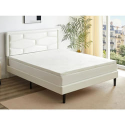 Surmatelas 180 x 200 cm luxe mémoire de forme coutil aloe vera ép.5cm - LACETO de NATUREA