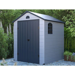 Abri De Jardin En Résine Gris 3,65 M² - Cesio