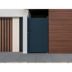 VENTE-UNIQUE Portillon battant aluminium NAZARIO