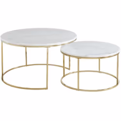 Les tables basses ANGELA, des pièces maîtresses ? Le marbre se modernise avec les tables basses gigognes ANGELA. Leurs platea ...