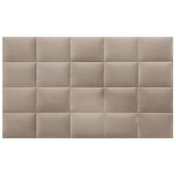 Pascal Morabito - Panneaux muraux tête de lit - 200 cm - Velours - Beige - bartel de
