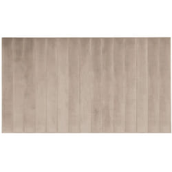 Panneaux muraux tête de lit - 220 cm - Velours - Beige - GONDA de Pascal Morabito