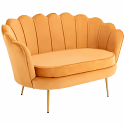- Un design rétro dans l'air du temps Avec sa forme coquillage originale et tendance, les canapé et fauteuil DANDELION apport ...