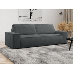 Vente-unique AMELIA lit sofa 4 siège(s) Gris