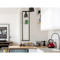 Verrière atelier en aluminium thermolaqué - 30x105 cm - Noir - BAYVIEW