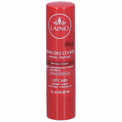 Soin des lèvres - Laino - Cerise - Hydratant - 4g - 97% dingrédients naturels