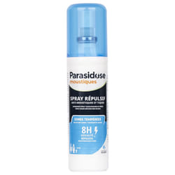 Parasidose Moustiques Zones Tempérées Spray Anti-Moustiques et Tiques 100 ml