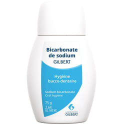 Bicarbonate de Sodium en poudre - Gilbert - Dentidose - 75g - Adulte - Mixte