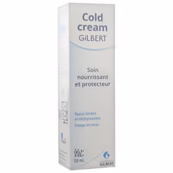 Crème - GILBERT - Cold Cream - 50ml - Hypoallergénique - Soin peaux sèches et sensibles