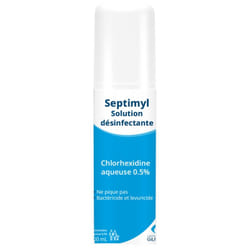 Gilbert Septimyl Solution Désinfectante Chlorhexidine Aqueuse 0,5% 100 ml