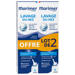 Marimer Spray Hygiène Nasale Quotidienne Lot de 2 x 100 ml