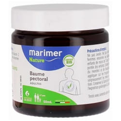 Marimer Nature Baume Pectoral Adultes Bio 50 ml