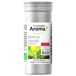 Le Comptoir Aroma Huile Essentielle Menthe Poivrée (Mentha piperita) Bio 10 ml