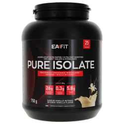 Eafit Pure Isolate 750 g - Saveur : Vanille