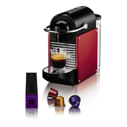 Nespresso Magimix Pixie M110-11325 Carmine Entièrement automatique Cafetière à dosette 0,8 L