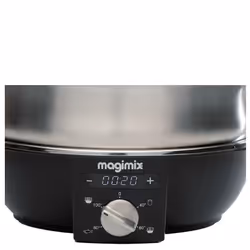 Magimix 11582 cuiseur vapeur 2 Nombre de paniers Pose libre 1900 W Noir, Chrome
