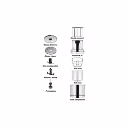 Adapté sur les robots Cuisine System 4100, 4100G, 4150, 5000, 5100 & 5100G.