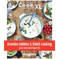 Magimix - Livre grandes tablées et batch cooking pour cook expert xl - Marron
