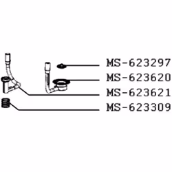Tuyau de débitmètre (repère MS-623621) pour Cafetière, Expresso KRUPS MS-623621, MS-624416 Appareils compatibles : [CAFETIÈRE ...