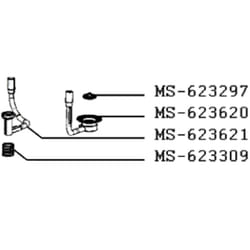 Tuyau de débitmètre (repère MS-623621)