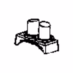 Bouton pour Cafetière, Expresso KRUPS MS-624418, MS-623623 Appareils compatibles : [CAFETIÈRE, EXPRESSO KRUPS: ] XN100F10/FB0 ...