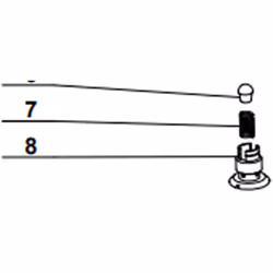 Vis de clapet pour cafetière, expresso MAGIMIX 504837 Appareils compatibles : [CAFETIÈRE, EXPRESSO MAGIMIX: ] 11400, 11401, 1 ...