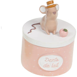 Amadeus - Petite boîte à dents de lait souris et pomme rose