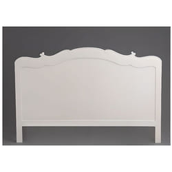 Tête De Lit - AMADEUS - Apolline - Bois Patiné Blanc - 160 cm - Elégance - Chic