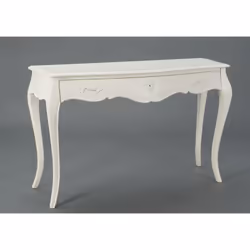 La console murano, composée d'acajou et de mdf, associe un vaste tiroir très pratique à de nombreux détails minutieux, le tou ...