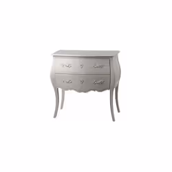 Commode 2 tiroirs blanc cassé Murano - Amadeus
