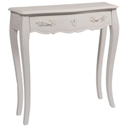 Petite console blanc cassé Murano 80x25 - Amadeus