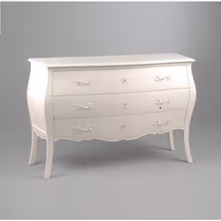 Commode Murano Blanc 3 Tiroirs - Amadeus