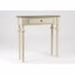 Console - Amadeus - Patine vieillie - 80 cm - Bois de bayure et bois mdf
