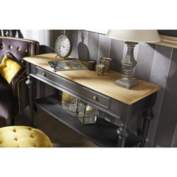 Grande console en bois New Légende 120x40 - Amadeus