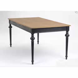 Apportez une touche d'esprit antique à votre intérieur avec cette table de salle à manger au style baroque, rehaussée de pied ...