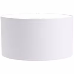 Abat-jour en Lin blanc Matériaux : Lin et métal Fabriqué en : France Dimensions : Hauteur 15 cm - Diamètre 28 cm Remarque : S ...