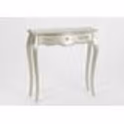 Petite console 1 tiroir Murano Silver Argent