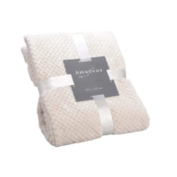 Amadeus Plaid Damier 130x170 cm - Crème