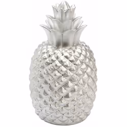 Lampe Ananas en porcelaine 30 cm En porcelaine Dimensions : Hauteur 30 cm x Diamètre 16 cm Fonctionne sur secteur, prise Euro ...