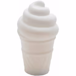 Veilleuse en forme de Crème Glacée - led Pvc Hauteur 13 cm - Ø 7 cm 3 piles LR44 fournies