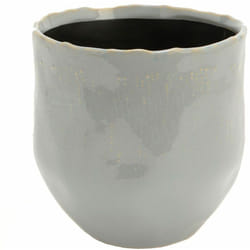 Amadeus - Cache Pot de Fleur Gris bleuté