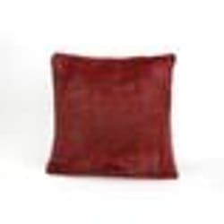 Coussin luxe bordeaux 50x50