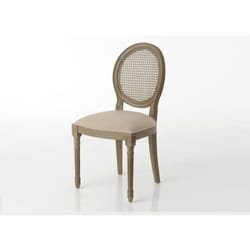 Amadeus - Chaise médaillon taupe