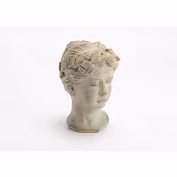 Célébrez l'élégance intemporelle avec notre sublime décoration en ciment : le Buste de Femme de 23 cm de hauteur et 16 cm de  ...