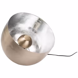 Lampe à poser en métal argenté Samuel 37 cm Argent