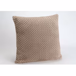 Apportez du relief à votre décoration d'intérieur grâce à ce coussin texturé à motif damier. Sa couleur taupe est idéale pour ...